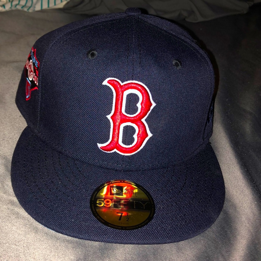 NewEra Boston❄️Icy Brim❄️World Series Fitted 7 1/2